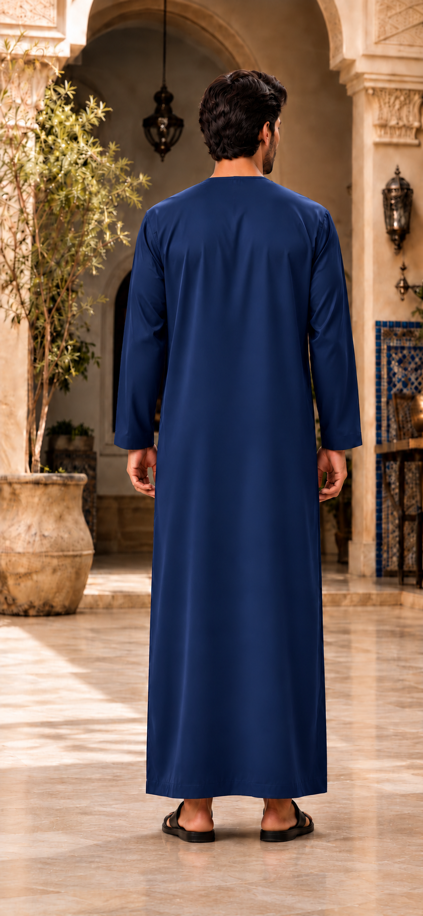 Qamis NOOR – Bleu marine