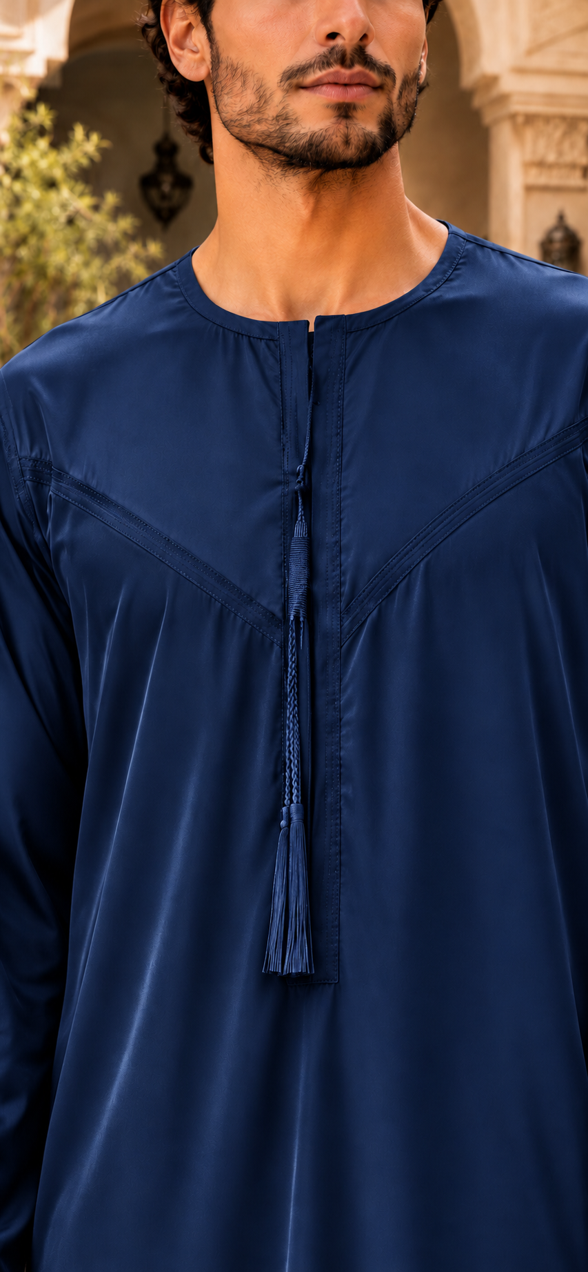 Qamis NOOR – Bleu marine