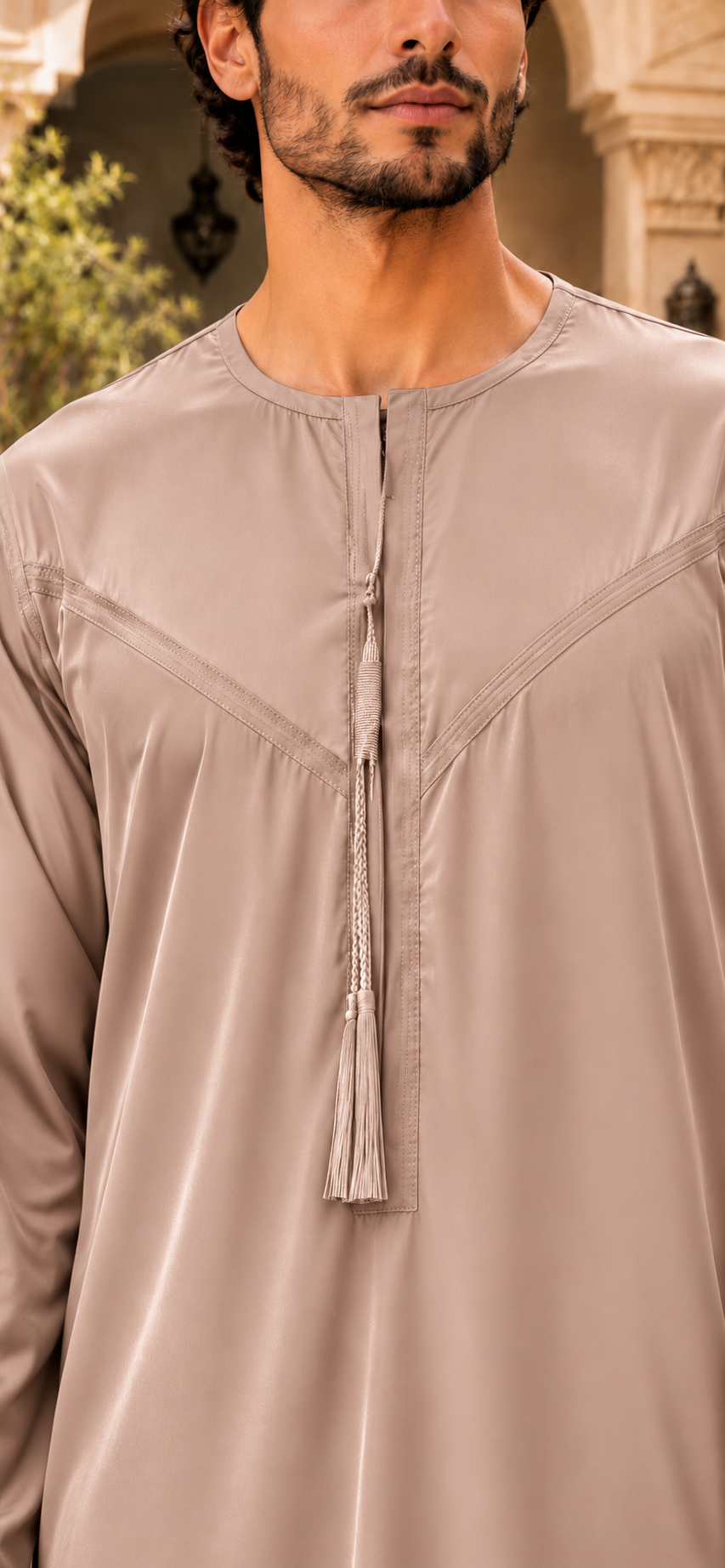 Qamis NOOR – Beige rosé