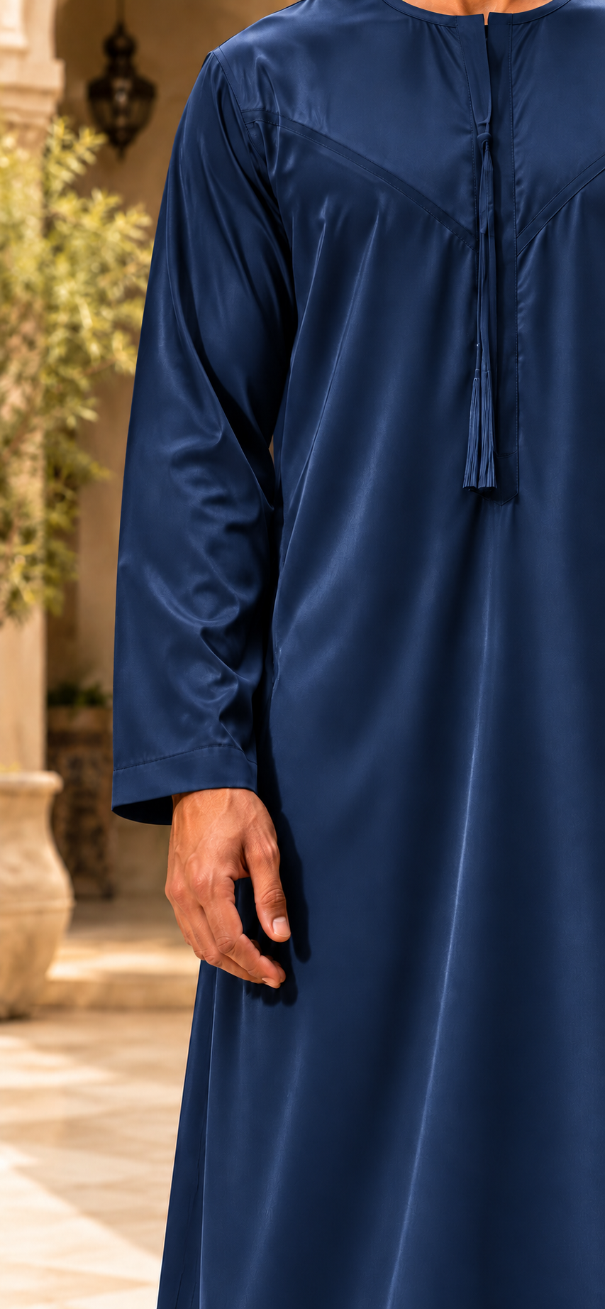 Qamis NOOR – Bleu marine