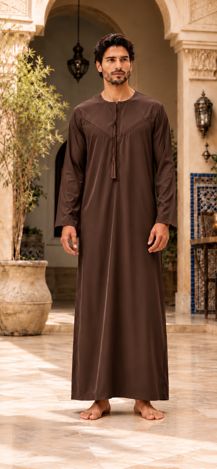 Qamis NOOR – Marron