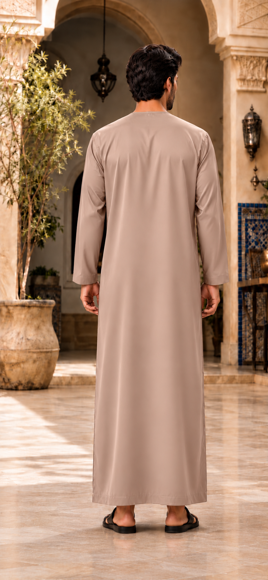 Qamis NOOR – Beige rosé