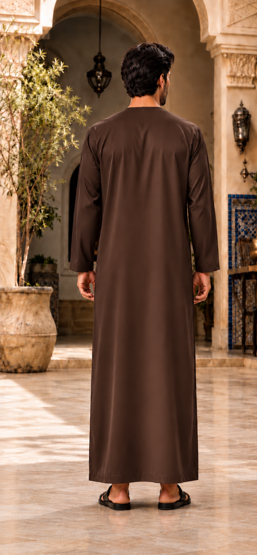 Qamis NOOR – Marron