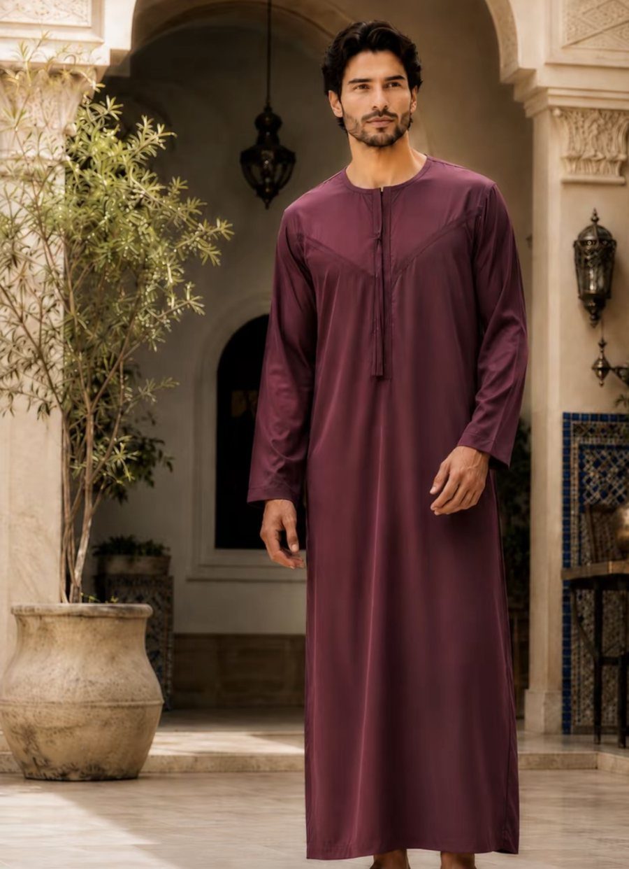 Qamis NOOR – Bordeaux, face